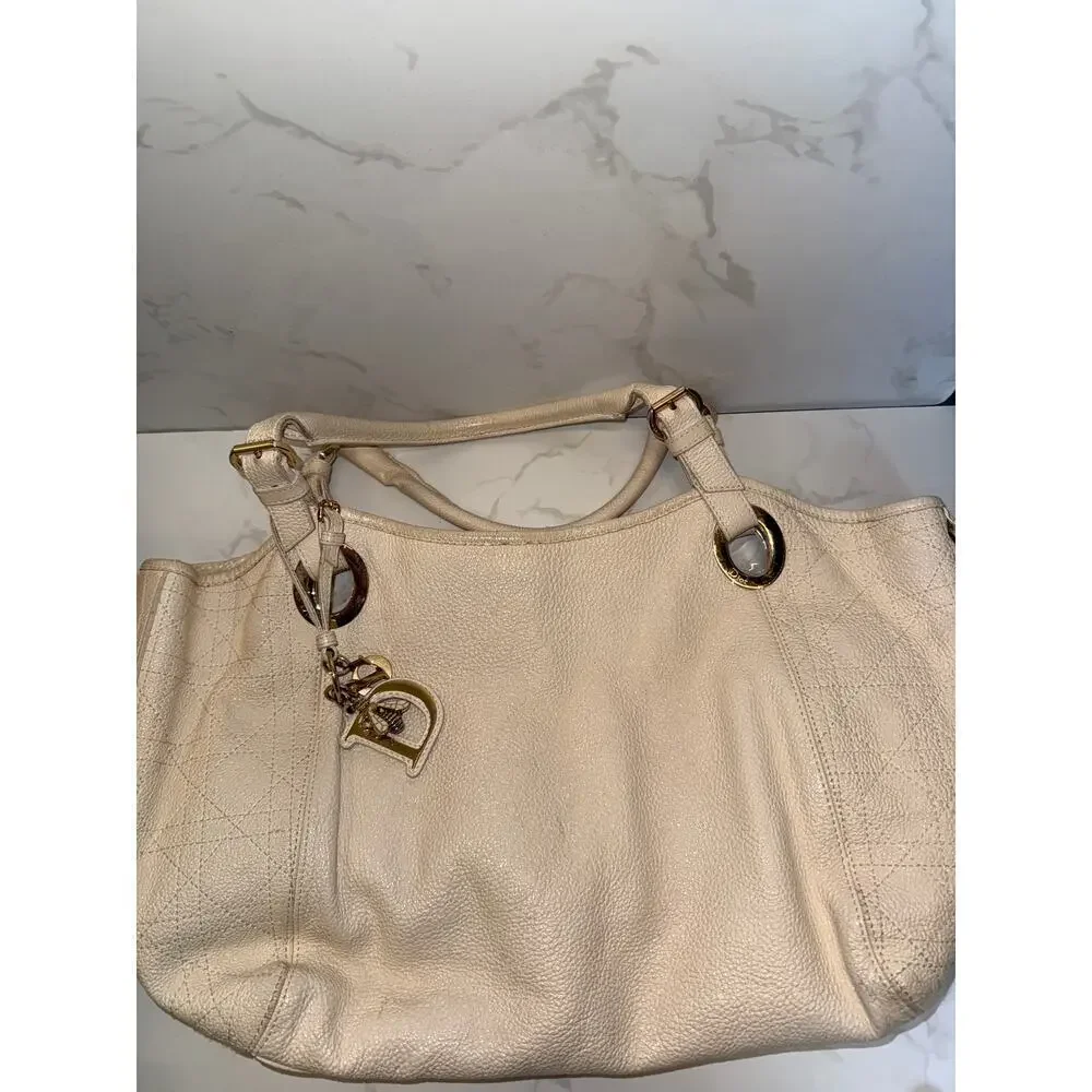 Dior Leather Tote Bag
